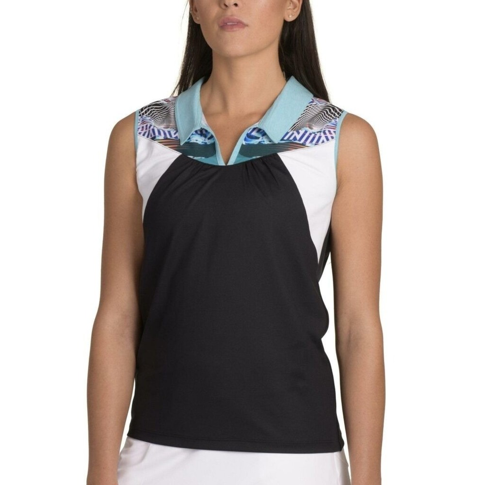 SwingDish Savannah Sleeveless Polo Golf Top XS PT008-2